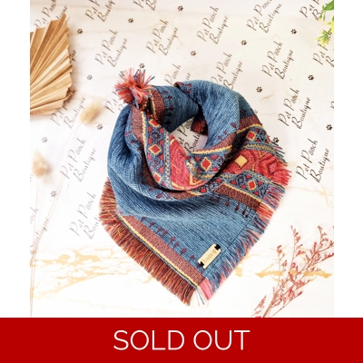 Frayed Teddy Rose Dog Bandana - Scamps